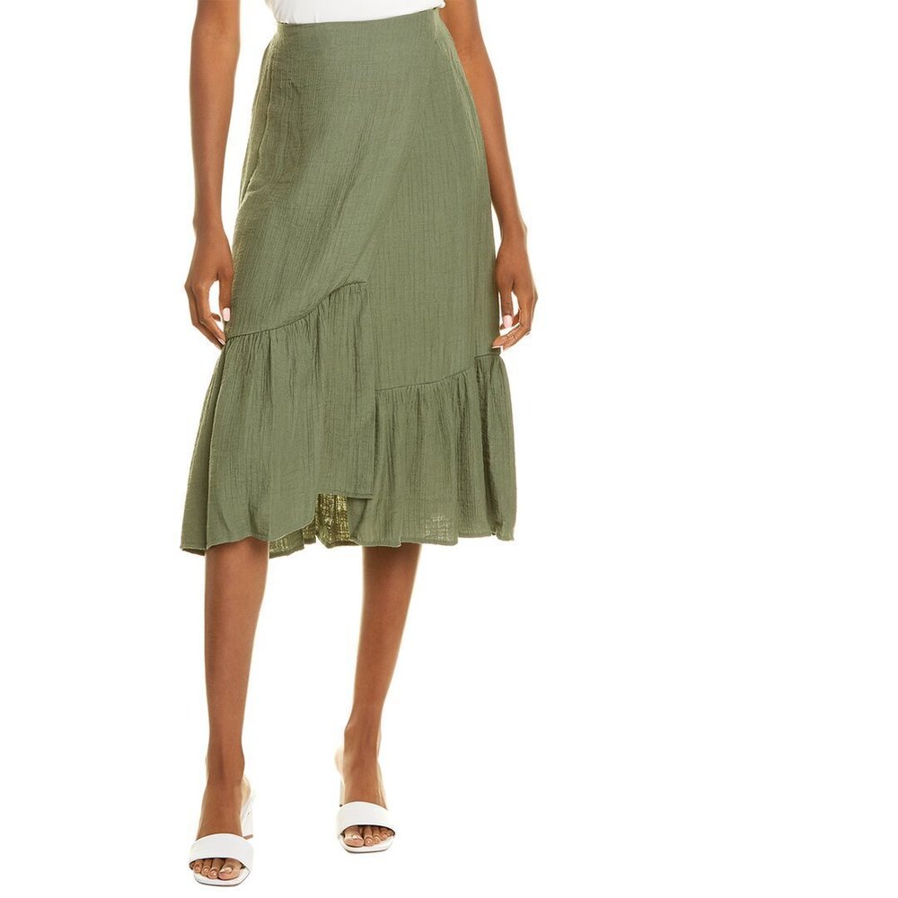 Nanette by Nanette Lepore Ruffle Midi Skirt